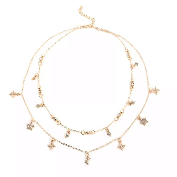 Multilayer Necklace The Stars and The Moon - Picture 6 of 7